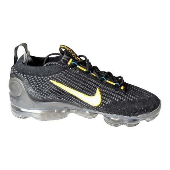NIKE Air VaporMax 2021 FK \'Black University Gold\' Running Shoes Size 10 main image 10